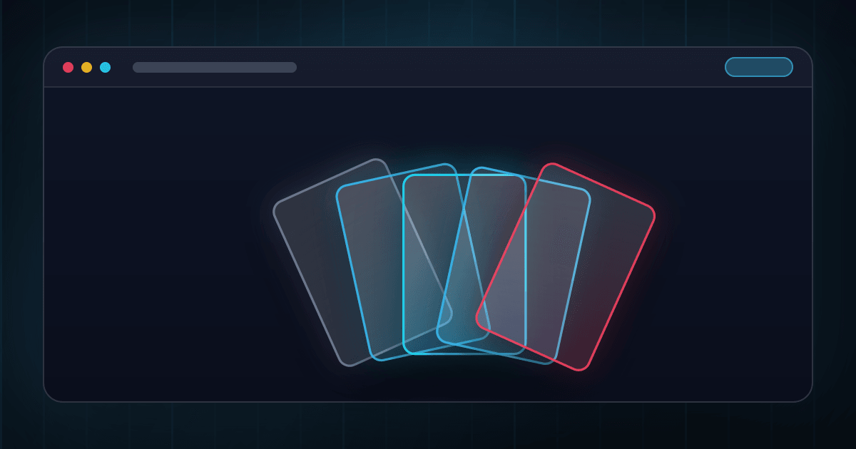 O leque das mãos de poker