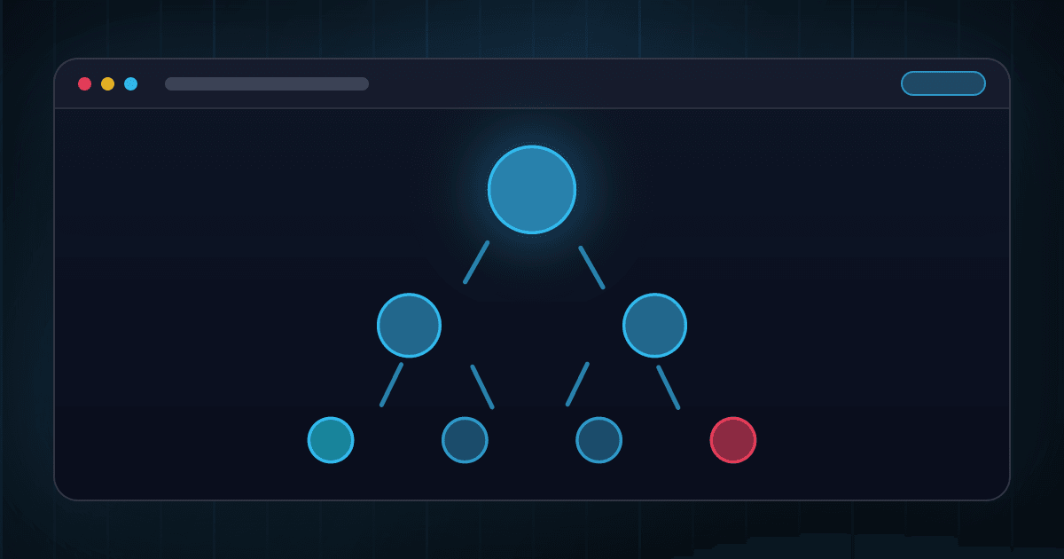 A árvore de decisão de um solver de poker